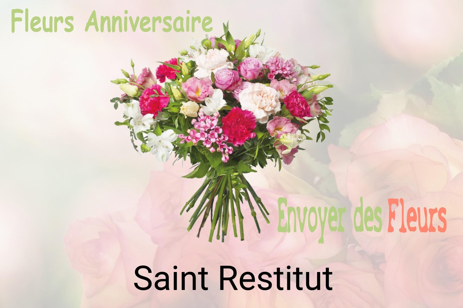Bouquet de fleurs d’anniversaire livré à Saint-Restitut